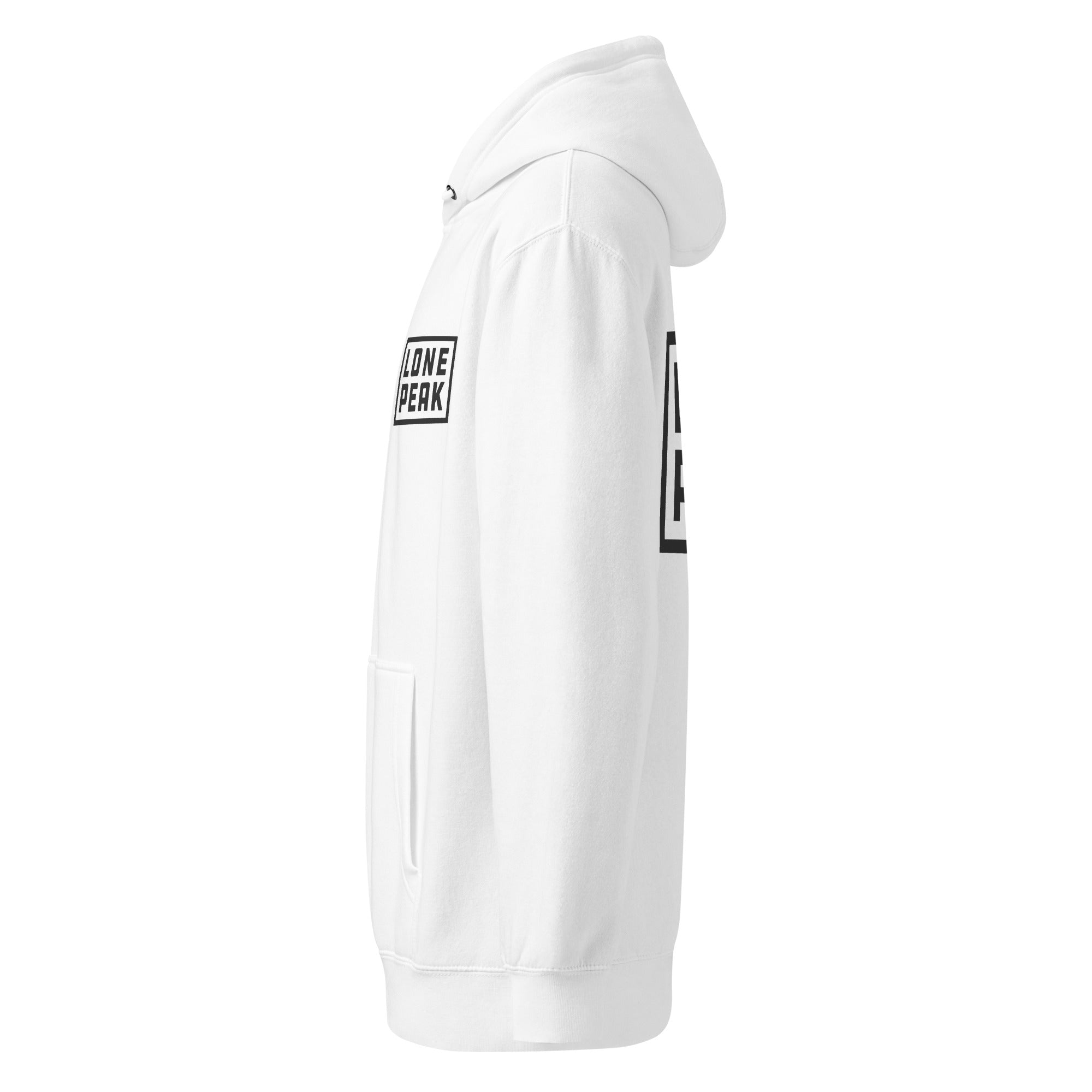 Premium Mid-Weight Hoodie (heather) — 80% cotton 20% recycled polyester