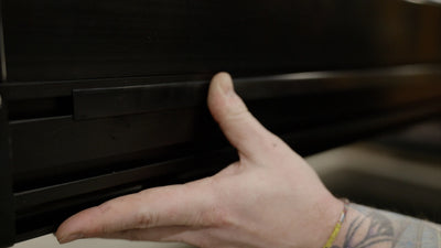 Channel Cover 47 inch (Set of 5) — alternate angle showing snap-on install