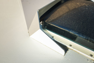 Roof Vent Fan Fairing — available in black or white