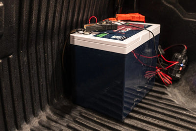 105Ah LiFePO4 Battery — alternate angle showing 3500-plus cycle life