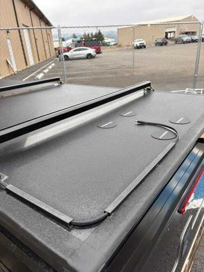 Used Tall V1 — Toyota Tacoma 5 ft Bed — alternate view of the Lone Peak Camper V2 build; 1-year warranty