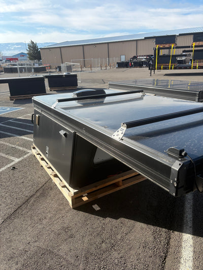 Used V1 — Ford F-150 2015-2020 5.5 ft Bed — additional angle of the completed build; diesel heater port