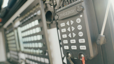 Juicebox — power and lighting control center for the Lone Peak Camper V2; 9 channels for interior, tent