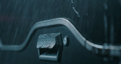 Rear Window — tinted scratch-resistant acrylic rear window for the Camper V2; tinted privacy, scratch-resistant coating