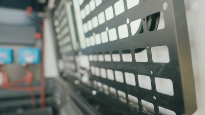 Side Door MOLLE Panel — alternate angle showing fits up to two panels per door