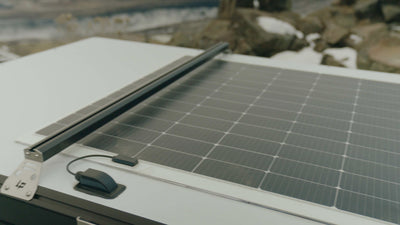 520W Overkill Solar Panel — 520W monocrystalline solar panel for the Lone Peak Camper V2 power system; 19.3% efficiency, 85% performance warranty at 25 years